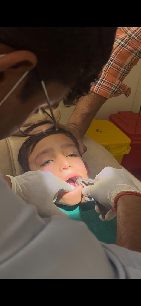 Pediatric dental treatment for child at Oriiface Dental Care Rohtak