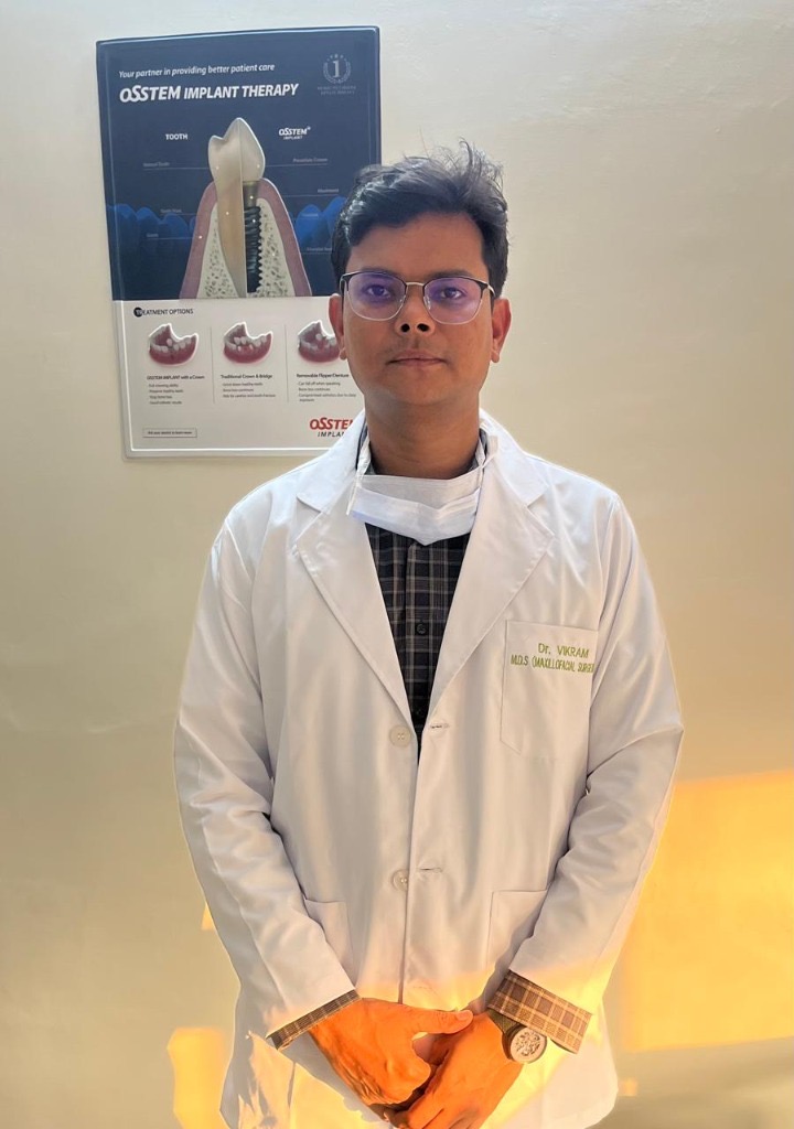 Dr. Vikramjeet BDS MDS Oral Surgeon at Oriiface Dental Clinic Rohtak